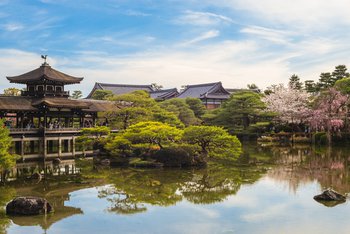 Heian Schrein in der Kaiserstadt Kyoto