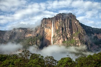 Wasserfall Salto Angel auf einer Rundreise durch Südamerika