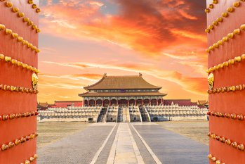 Verbotene Stadt in Peking, Haupstatdt von China