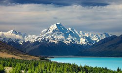 Mount Cook auf der Südinsel Neuseelands. Höchster Berg des Landes