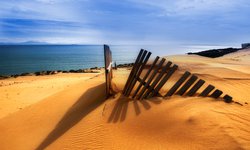 Düne Punta Paloma an der Küste Andalusiens bei Tarifa