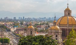 Alte Basilika von Guadelupe in Mexiko City